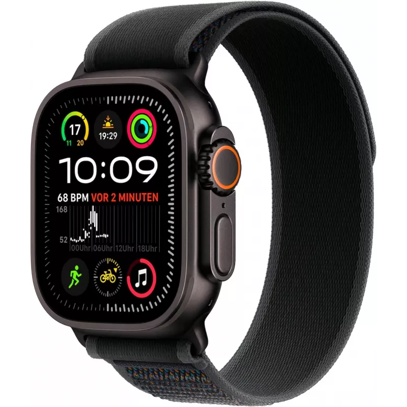 Apple Watch Ultra 2 GPS + Cellular 49mm Black Titanium Case with Black