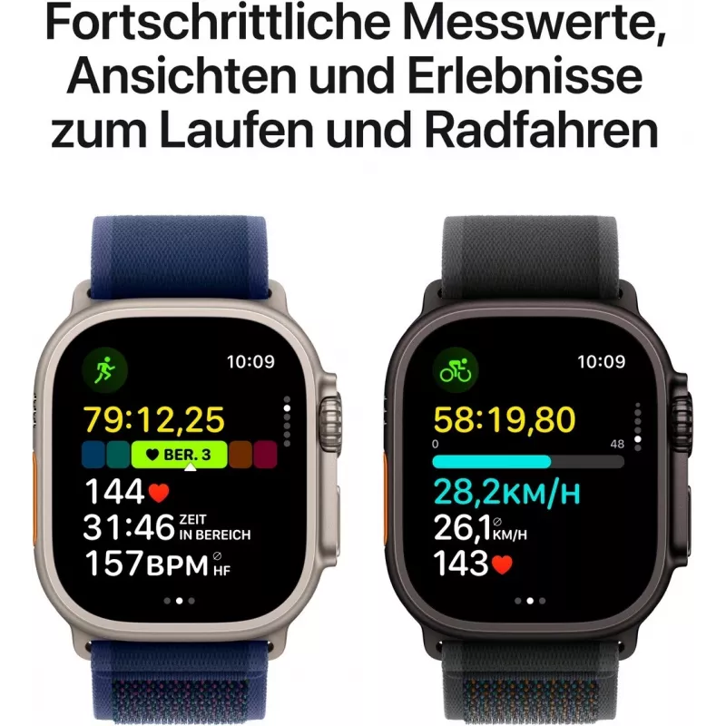 APPLE Watch Ultra 2 GPS + Cellular 49mm Black Titanium Case with Black Trail Loop - M/L