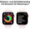 APPLE Watch Series 10 GPS 42mm Rose Gold Aluminium Case with Light Blush Sport Band - S/M