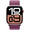 APPLE Watch Series 10 GPS 46mm Rose Gold Aluminium Case with Plum Sport Loop