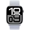 APPLE Watch Series 10 GPS 46mm Silver Aluminium Case with Blue Cloud Sport Loop