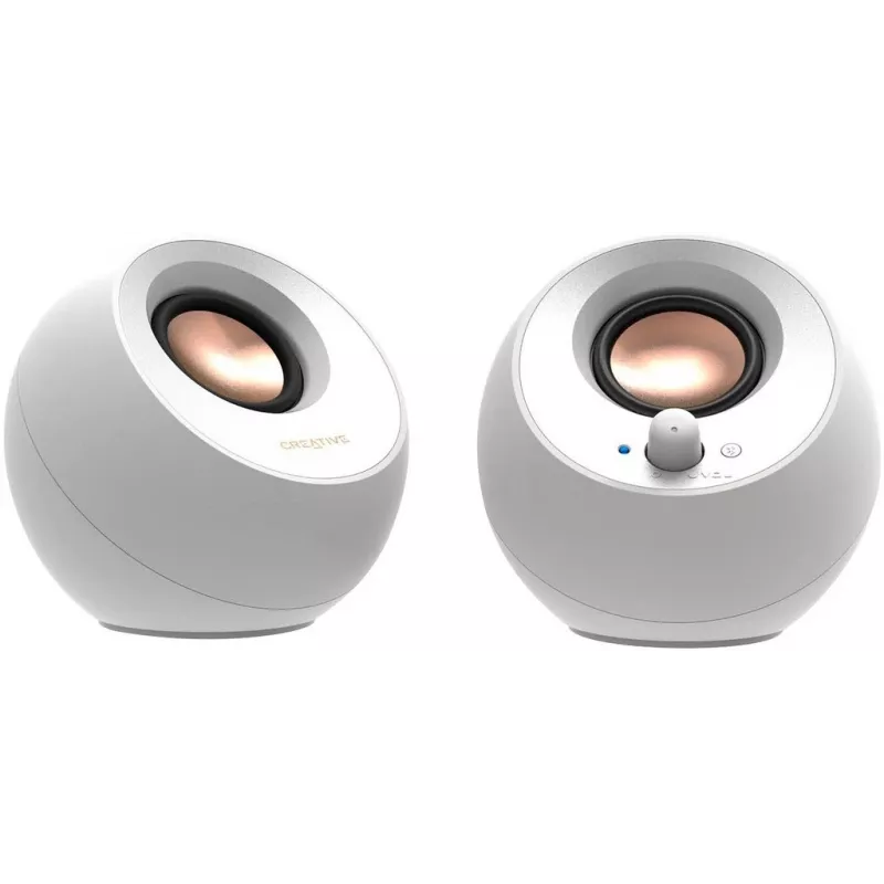 Creative Labs Pebble V3 White Wired & Wireless 10 W