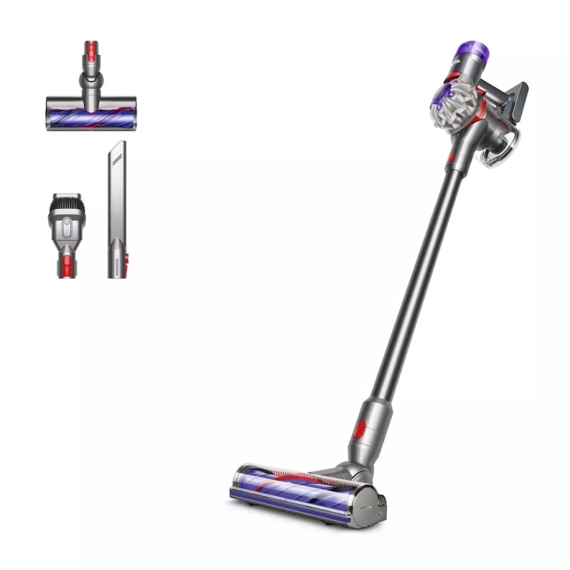 Dyson V8 Advanced 2-in-1 stick vacuum Battery Dry Bagless Nickel, Silver