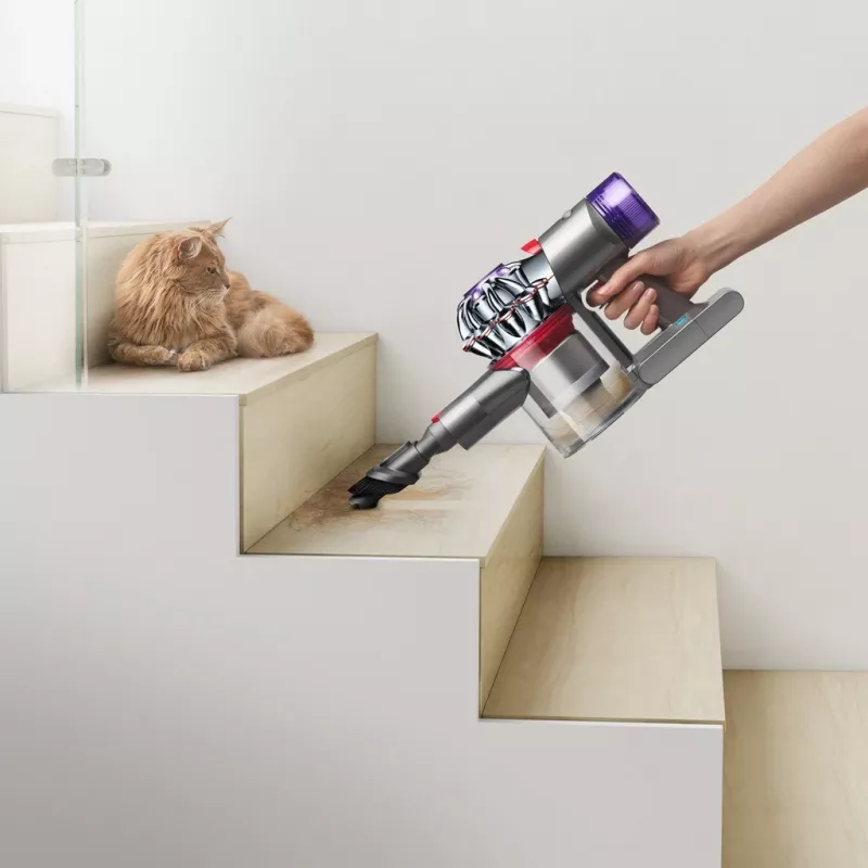 Dyson V8 Advanced 2-in-1 stick vacuum Battery Dry Bagless Nickel, Silver