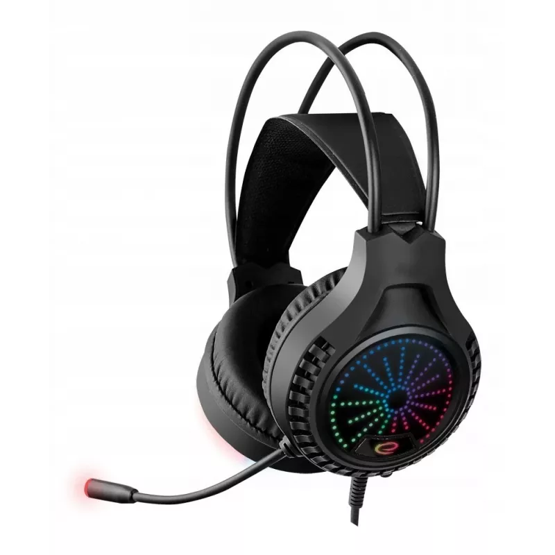 Wired gaming headphones ESPERANZA EGH5000 — over-ear, USB 2.0, 20–20,000 Hz, 32 Ω, 105 dB, 1.5 m cable, boom mic