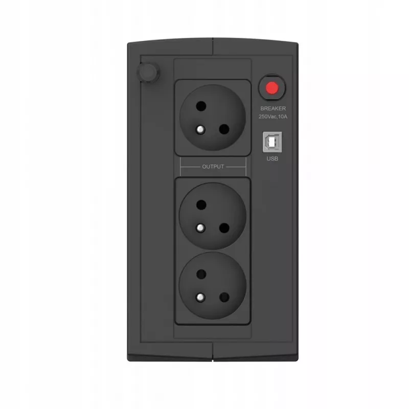 UPS EVER Ever Duo 850 PL T/DAVRTO-000K85/01 850VA Line-Interactive, 550W, AVR, 3 AC outlets, 12V 2×5Ah, Tower