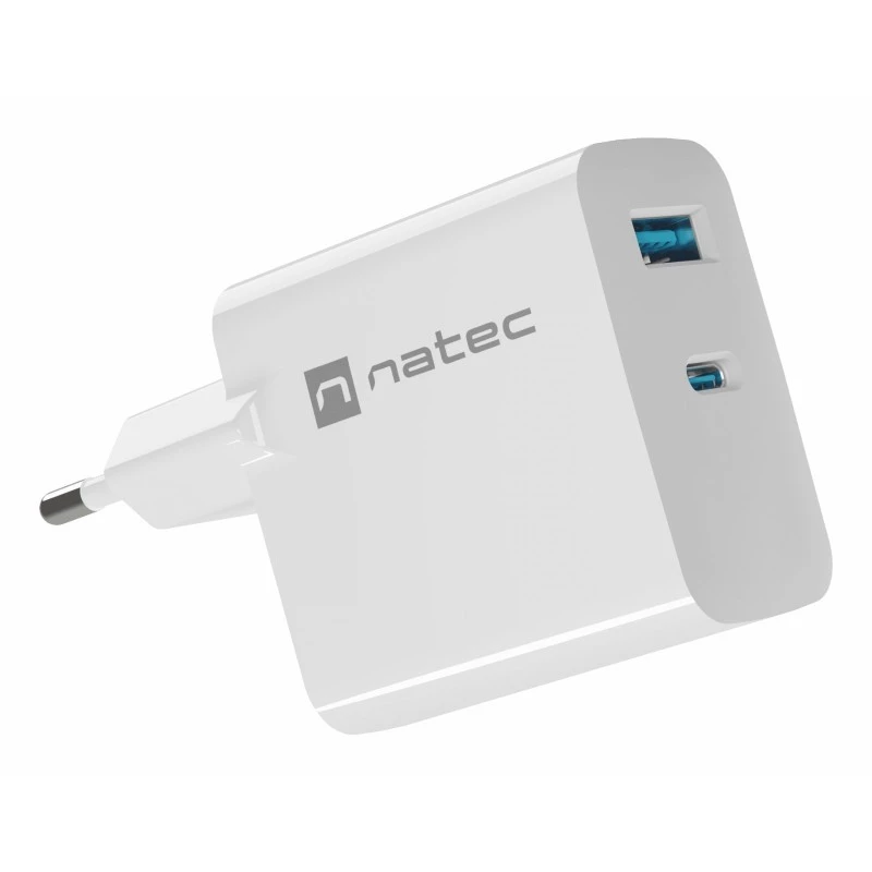 NATEC NUC-2144 Mobile Device Charger Universal White AC Fast Charging Indoor