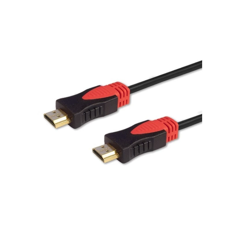 HDMI cable SAVIO CL-95 1.5 m — HDMI Type A to A, HDMI 2.0, 18 Gbit/s, 600 MHz, 4K@60Hz, gold-plated contacts, Ethernet, PVC jacket