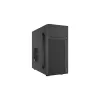 PC Case NATEC Helix Mini Tower Black — microATX/Mini-ITX, 3x3.5 inch + 5x2.5 inch, 33 cm GPU, USB-C/USB-A ports
