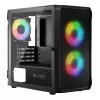 Computer Case Logic Concept Portos Mini ARGB Micro ATX Black