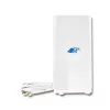 Omni-directional antenna QOLTEC 57013, 0.6–2.7 GHz, 30 dBi, vertical polarization, 50 Ω, white ABS housing