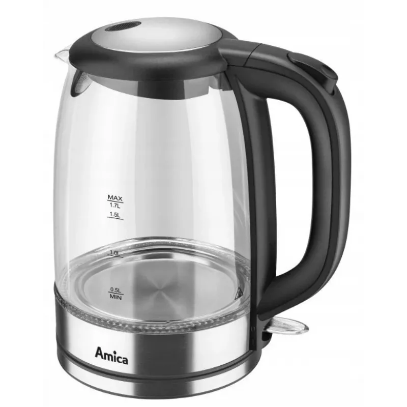 Electric kettle Amica 1.7L 2200W Silver