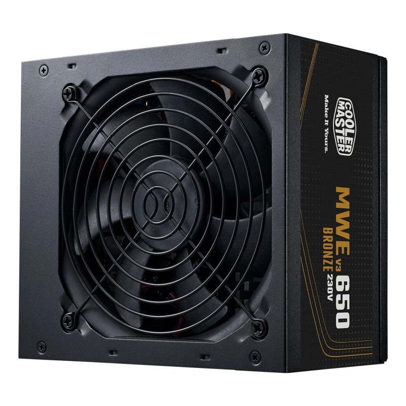 Cooler Master MWE Bronze 650 V3 230V Computer Power Supply 650 W 24-pin ATX ATX Black