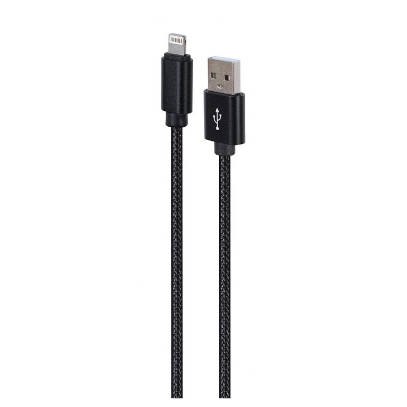 Lightning to USB-A cable GEMBIRD CCDB-MUSB2B-AMLM-6 — 1.8 m, USB 2.0, 2.1 A, black