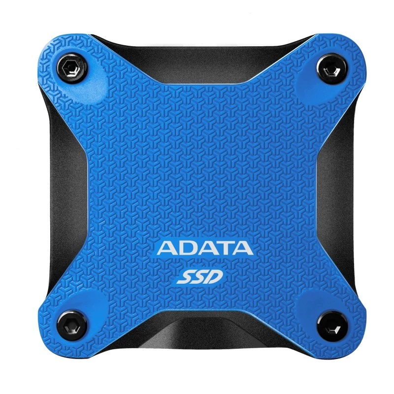 External SSD ADATA SD620 512 GB, USB 3.2 Gen 2 Micro-USB B, blue, silicone housing, shock resistant