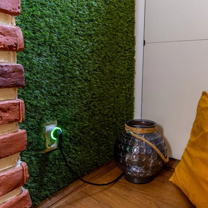 Smart plug Shelly Plug S Gen3 — Wi‑Fi smart socket with energy monitoring, Type F, 110–230 V, 2500 W, white