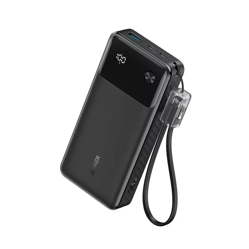 PowerBank with USB-C cable 20000 mAh 30W Black