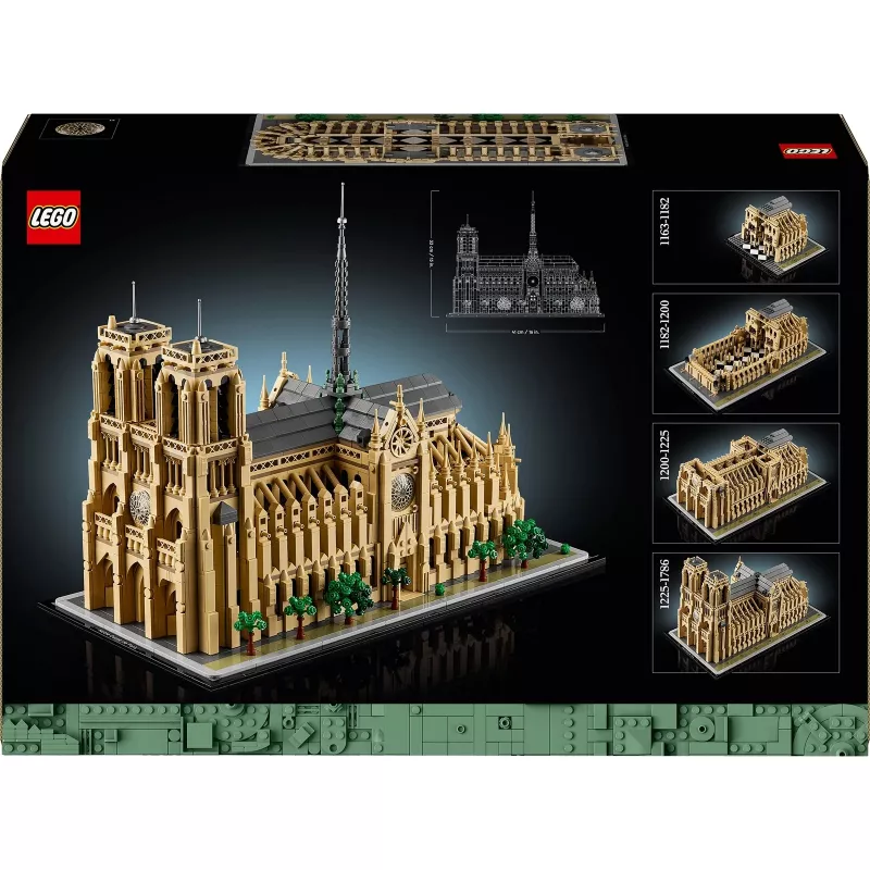 LEGO Architecture Notre-Dame De Paris Set for Adults 21061
