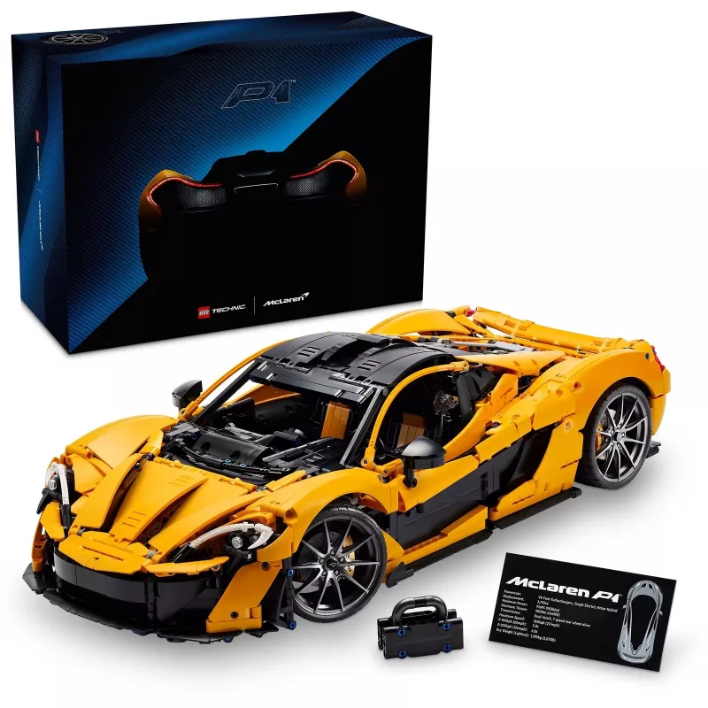 LEGO Technic 42172 McLaren P1 Model Car Set for Adults