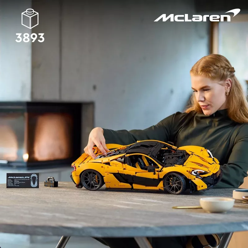 LEGO Technic 42172 McLaren P1 Model Car Set for Adults