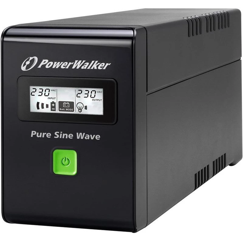PowerWalker VI 800 SW FR uninterruptible power supply (UPS) Line-Interactive 0.8 kVA 480 W 2 AC outlet(s)