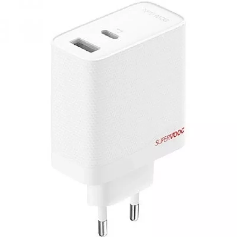 OnePlus 80W Power Adapter Type-C + Type-A)