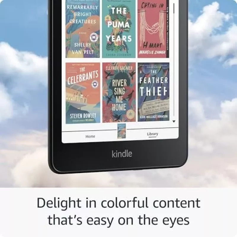 E-book reader Amazon Kindle Colorsoft Signature Edition 7 inch 32 GB Wi‑Fi Wireless charging, IPX8 waterproof, Black