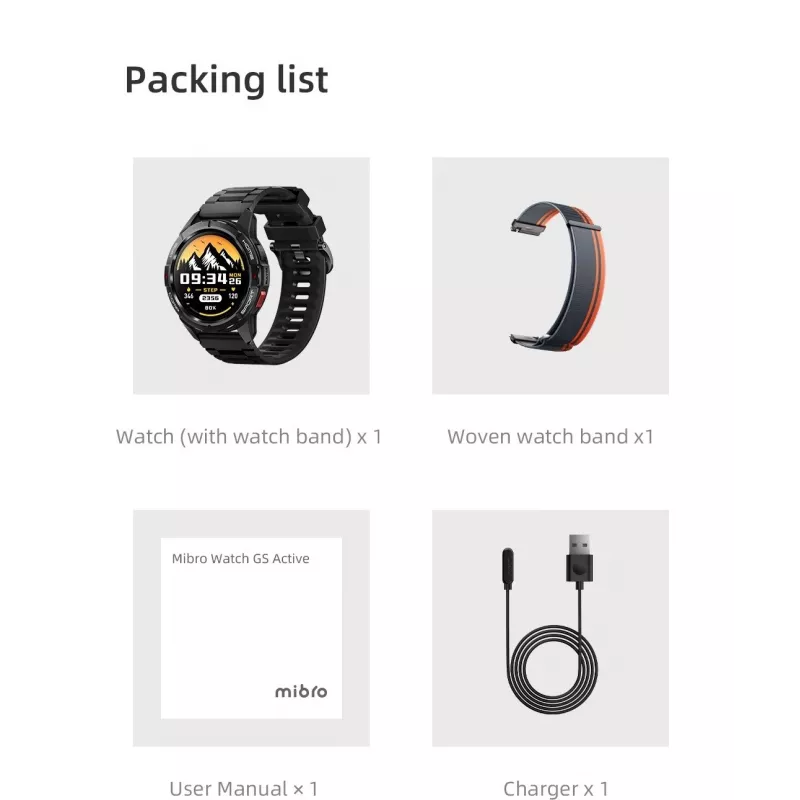 Smartwatch Mibro GS Active (Gray)