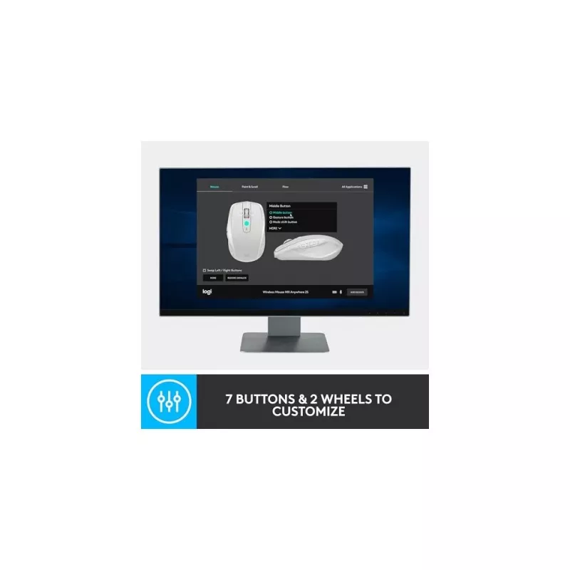 MX Anywhere 2S Wireless Mouse/Graphite - BT - N/A