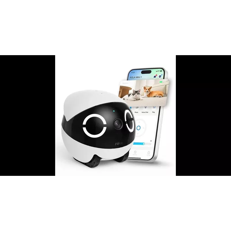 Robot Pet Monitor Enabot Rola Mini — Wi‑Fi, 5000 mAh battery, 3 MP, 137° FOV, White/Black