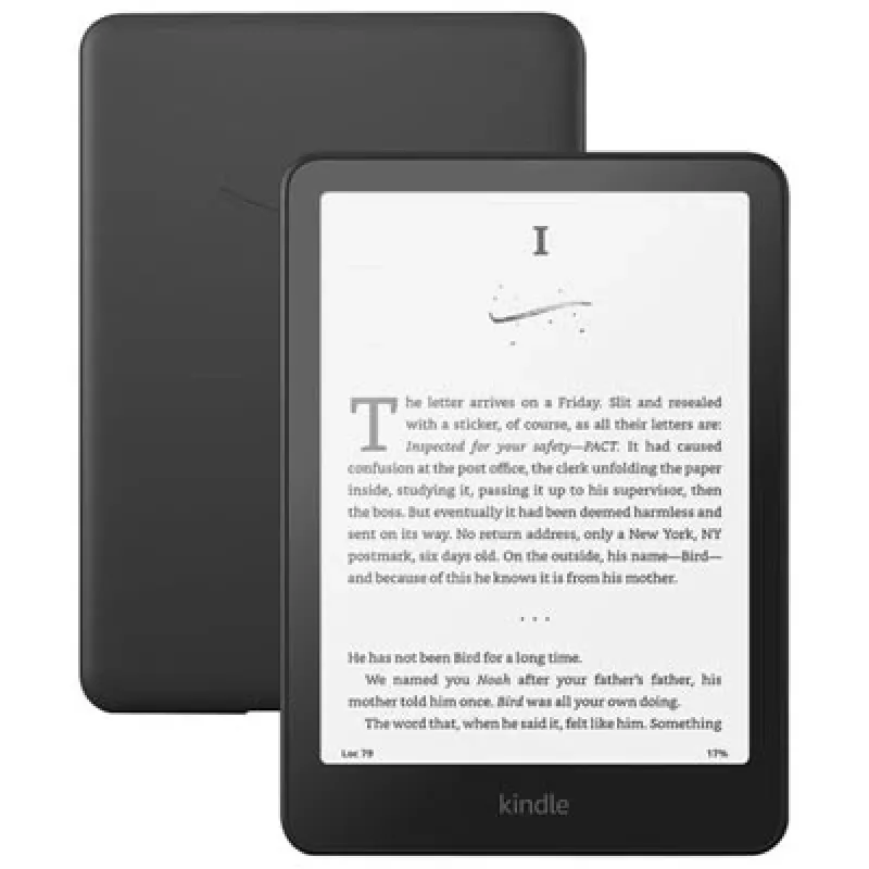 E-reader Amazon Kindle Paperwhite (12th Gen 2024) — 7 inch display, 16 GB, Black, Wi‑Fi, Bluetooth, USB‑C