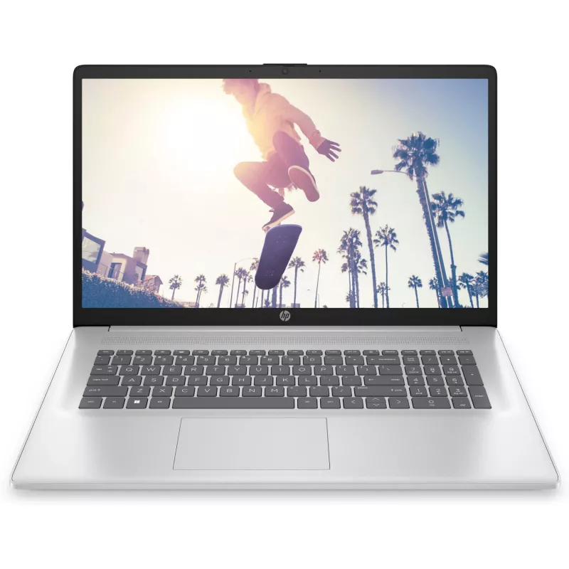 HP Laptop 17-cn3159ng - Intel Core i5 i5-1334U - FreeDOS 3,0 - Intel Iris Xe Grafikkarte - 16GB RAM - 512GB SSD NVMe - 43,9 cm (17,3) IPS 1920 x 1080 (Full HD) - Wi-Fi 6, Bluetooth - Natural Silver - kbd: Deutsch (9Q9...