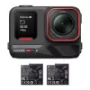Action sports camera Insta360 Ace Pro 2 — 50 MP, 8K Ultra HD (7680×3272), 1/1.3 inch sensor, up to 240 fps, built-in display, Wi‑Fi, MicroSD, 177.7 g, Black