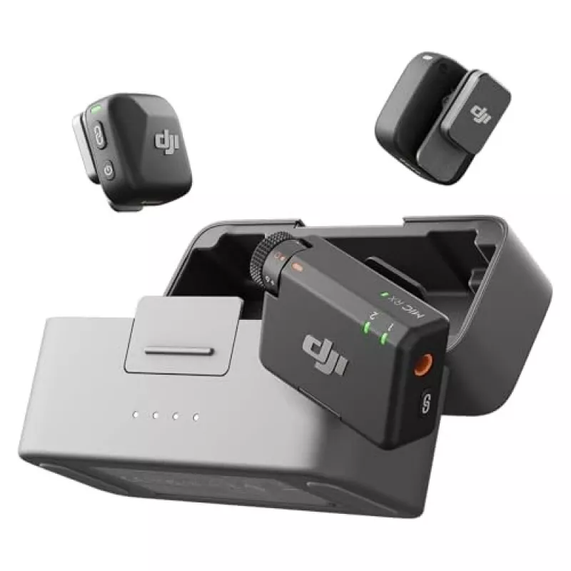 DJI Mic Mini (2 TX + 1 RX + Charging Case) Wireless Microphone Kit - Dark Grey