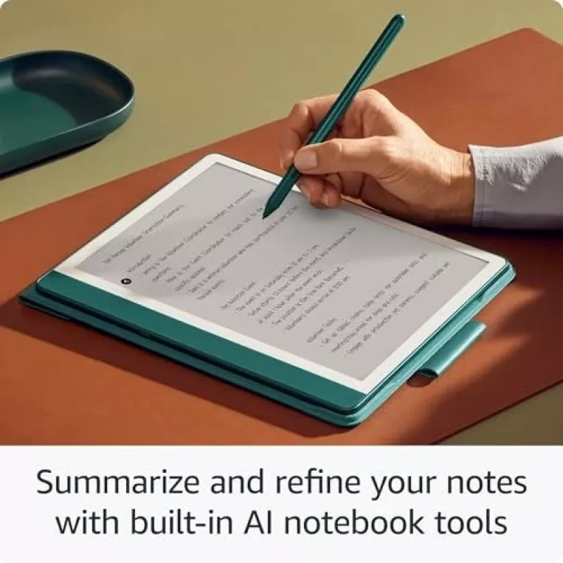Ebook New Kindle Scribe - 2024 release 10.2 glare-free 64GB Wi-Fi (Without Lockscreen Ads) with Premium Pen Tungsten