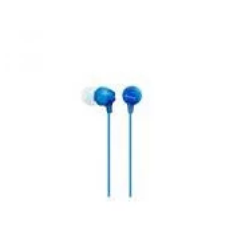 Sony MDR-EX15LP, Wired, 8 - 22000 Hz, Music, 3 g, Headphones, Blue