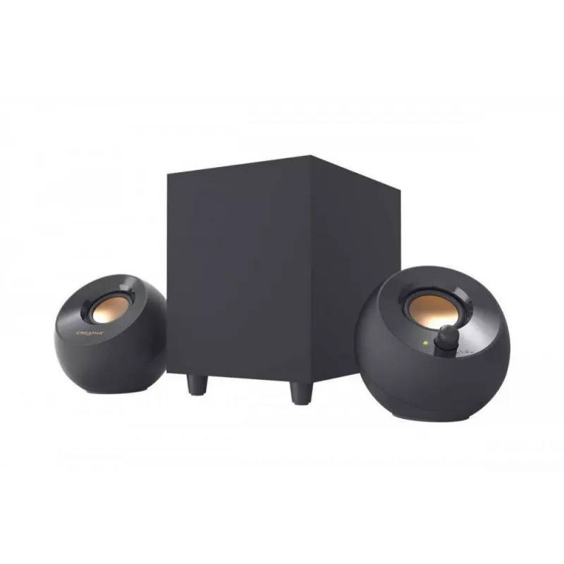 Creative Labs Creative Pebble Plus speaker set 8 W Home Black 2.1 channels