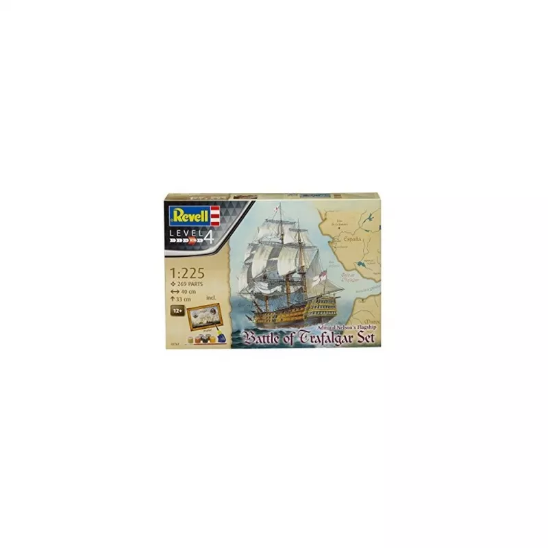 Revell 1/225 Scale HMS Victory Trafalgar Gift Set Model Kit