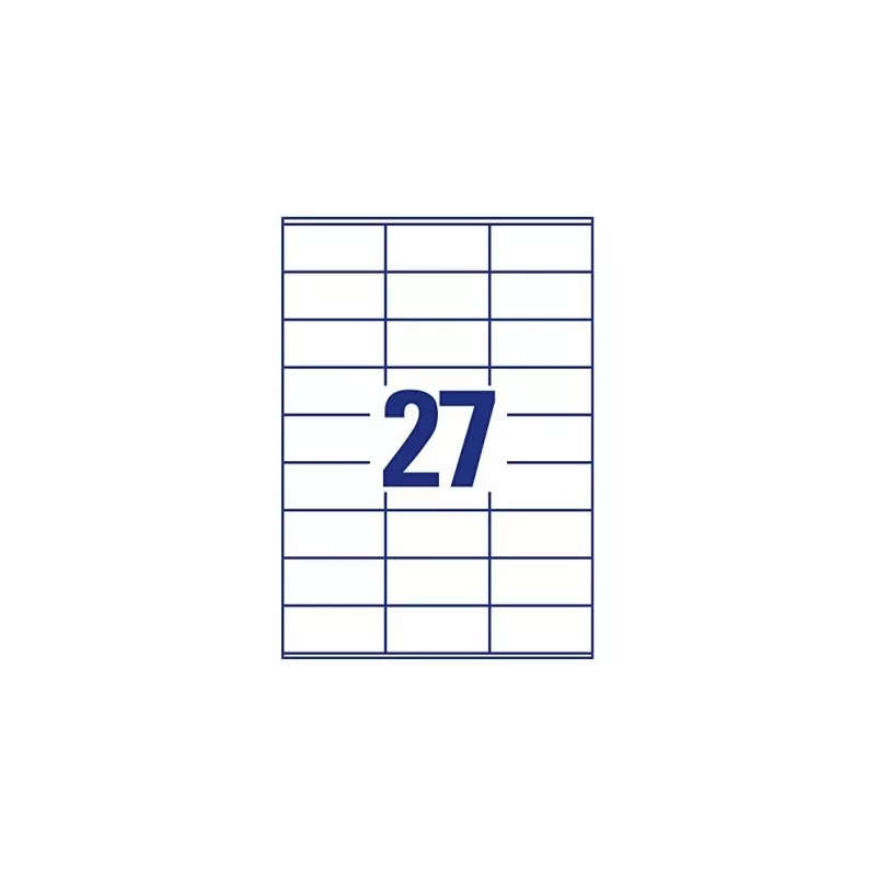 Avery-Zweckform 3479 Labels White Paper 70x32mm Permanent Adhesive