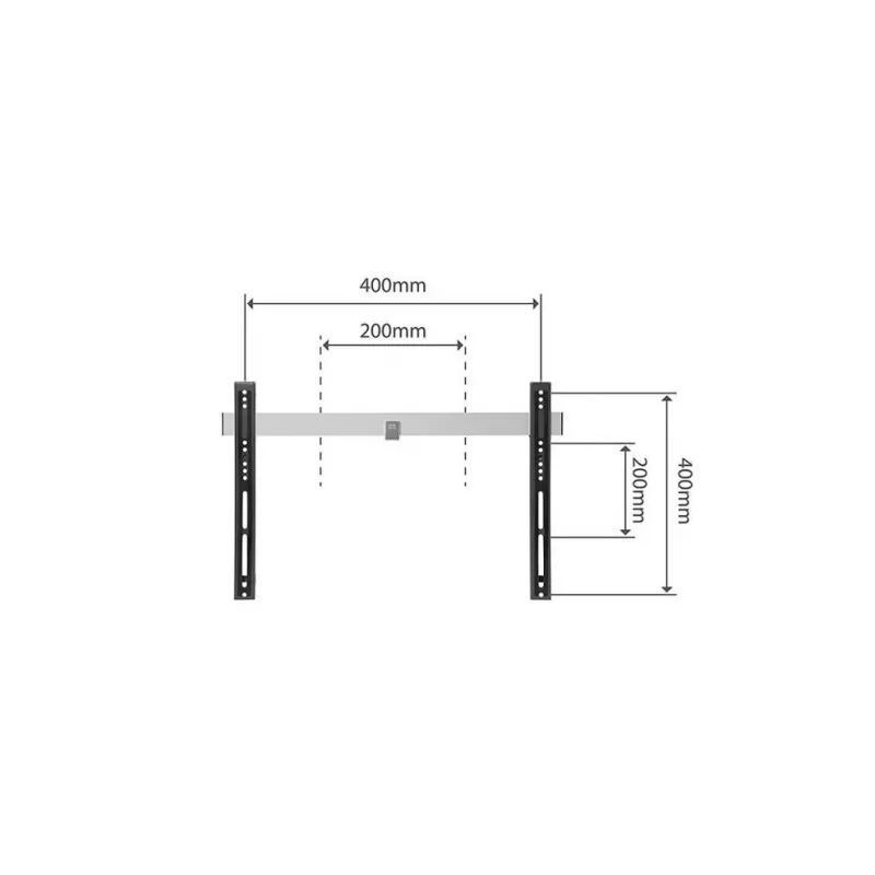 TV mount One For All WM 6411 Black Silver