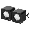 2-way PC Speaker Audiocore AC870 B — 3 W RMS, wired USB power, 3.5 mm input, 2.0 channels