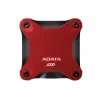 External SSD ADATA SD620 1 TB, Portable USB 3.2 Gen 2 (Micro-USB B), Read 520 MB/s, Write 460 MB/s, Shock resistant, Red