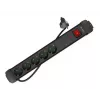 Power extension Lanberg SP1-05F-0150-BK 1.5m 5 AC outlets Indoor Black