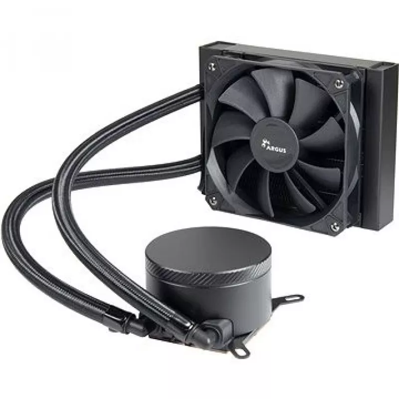 All-in-one liquid cooler INTER-TECH Argus Iceman B-120, 120 mm fan, hydraulic bearing, black