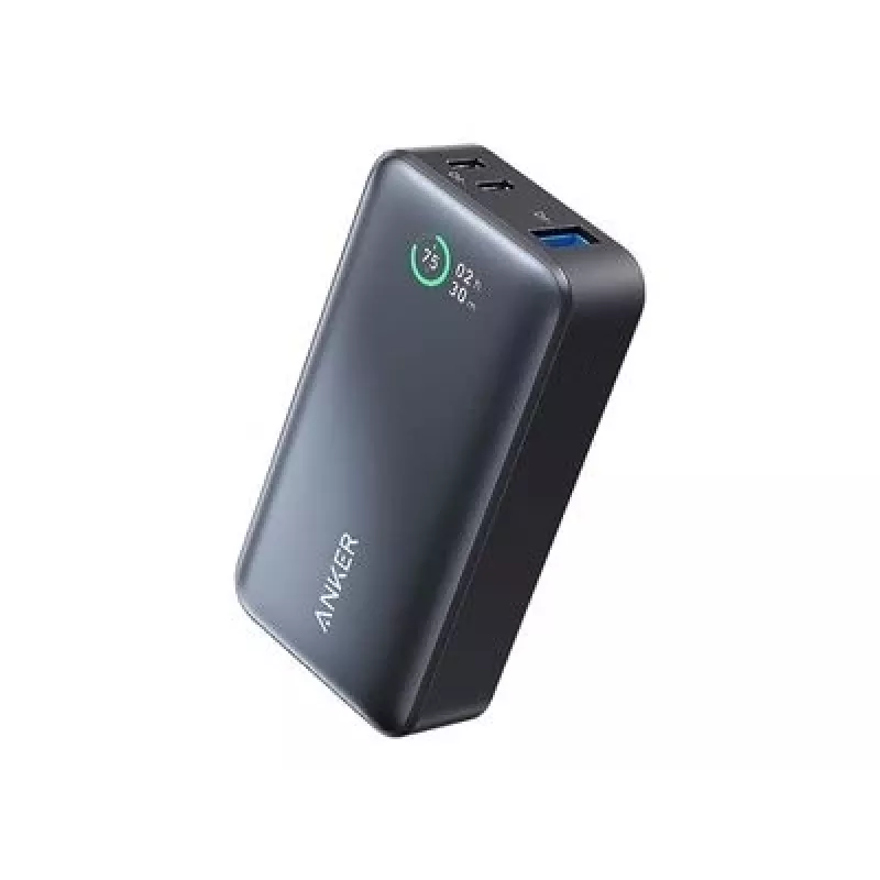 Anker PowerCore 533 - Powerbank - 10000 mAh - 30 Watt - 3 A (24 pin USB-C) - Black (A1256G12)