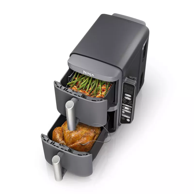 Ninja Double Stack XL Air Fryer 2 compartments with temperature probe SmartCook 9 5 L SL451EU