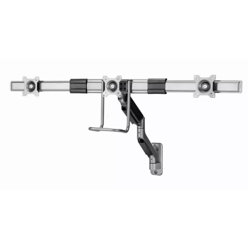 Wall mounted adjustable monitor arm Gembird MA-WA3-01 for 3 monitors