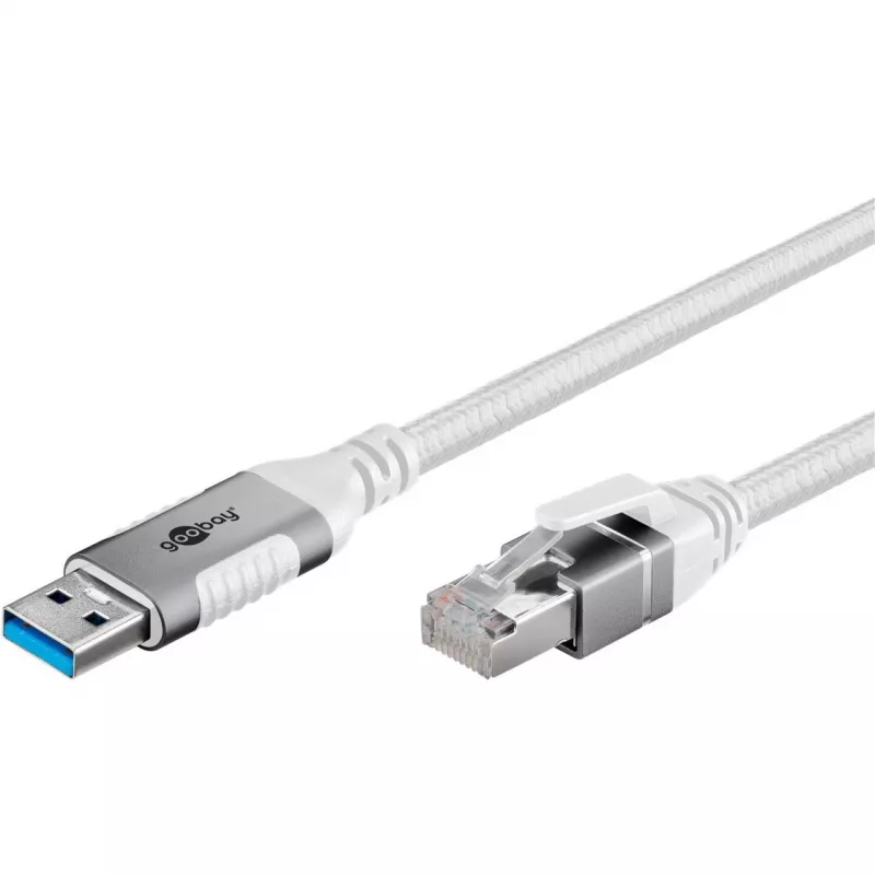 Goobay 74160 - Network Adapter Cable USB 3.0 Type A Gigabit Ethernet 3 m - Network Card - 1.000 Mbps (74160)