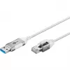 Goobay Ethernet-Cable USB-A 3.0 to RJ45 Slim 2 m - connects router, modem or (74379)