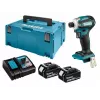 Impact driver Makita DTD173RTJ 18V cordless, 1/4 inch chuck, 3600 RPM, pistol-handle, Li-Ion